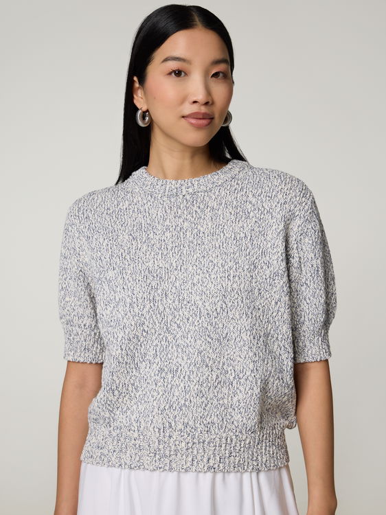 Image sur Melierterstrickpullover