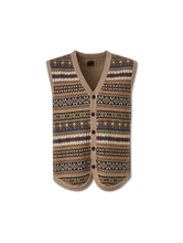 Image sur Gilet en custom fit FAIR ISLE