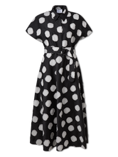 Image sur Robe mi-longue à pois