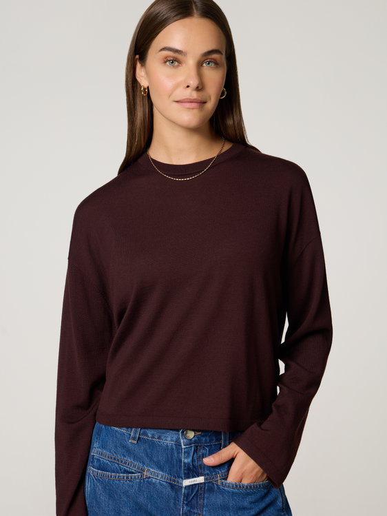 Bild von Strickpullover aus Schurwolle