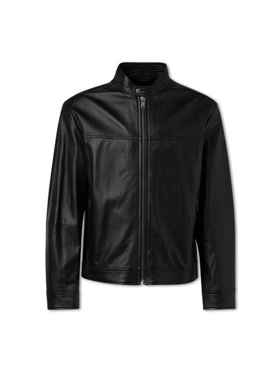 Image sur Veste en cuir coupe ajustée JOSLAY