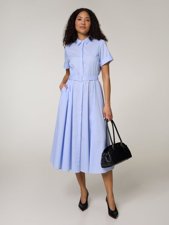 Bild von Hemdblusenkleid aus Baumwolle