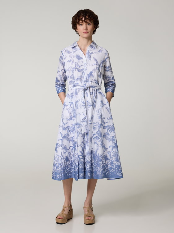 Image sur Robe longue à imprimé