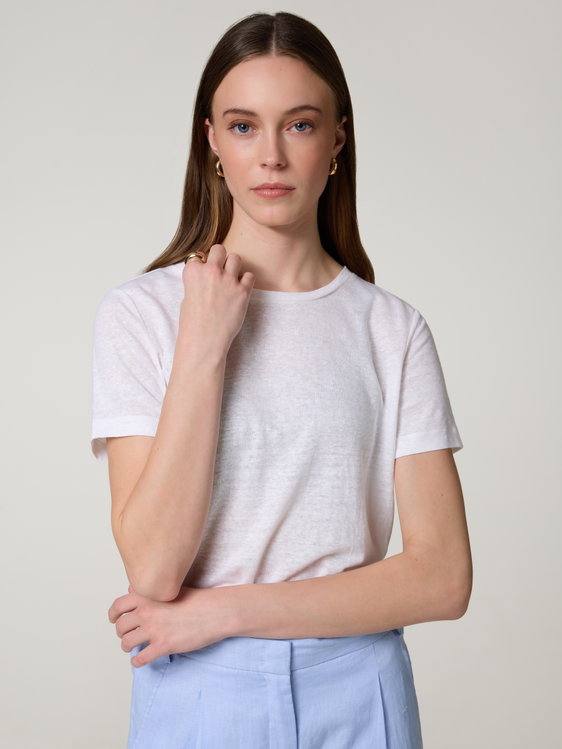 Image sur T-shirt en lin LID