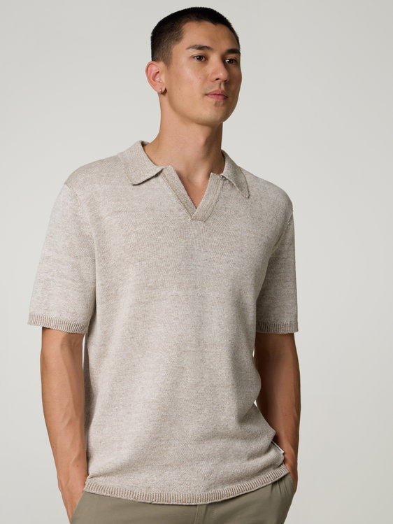 Bild von Leinenpoloshirt im Regular Fit