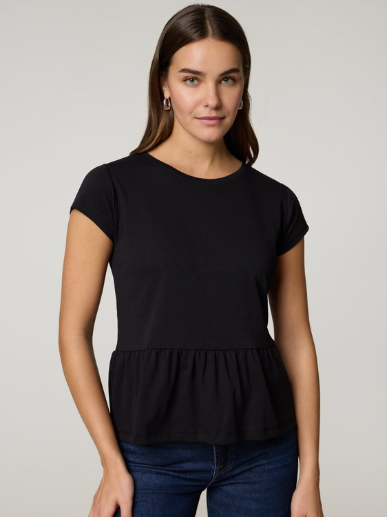 Image sur T-shirt à volants