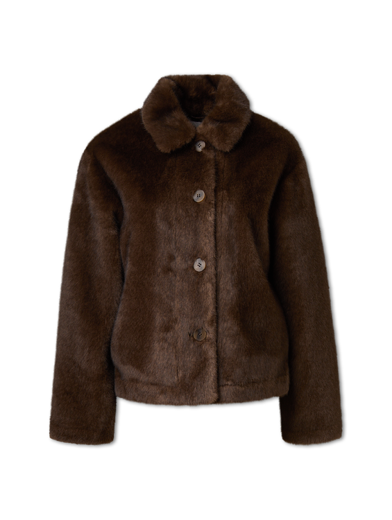 Image sur Veste en fausse fourrure