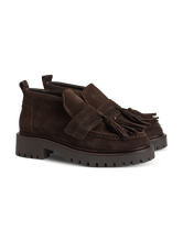 Bild von Ankleboots aus Veloursleder