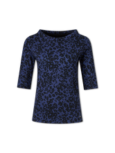 Image sur T-shirt à imprimé léopard