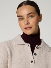 Bild von Strickpoloshirt aus Bouclé