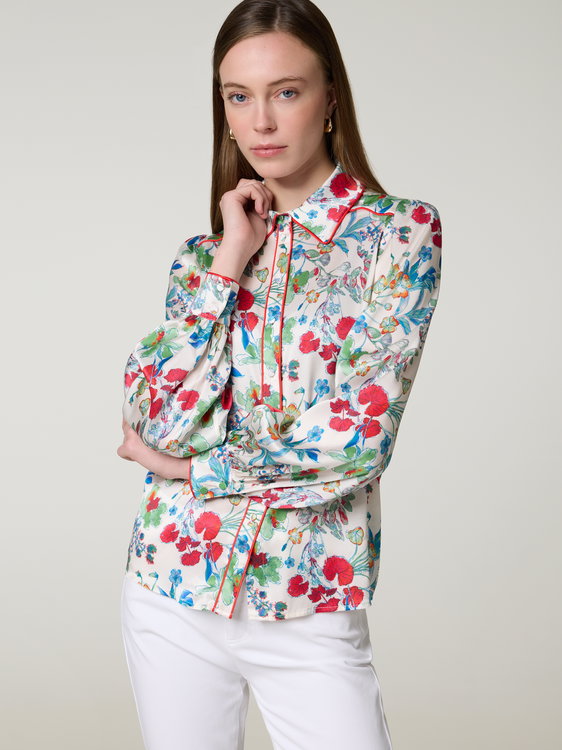 Bild von Hemdbluse aus Seide UMASDEA