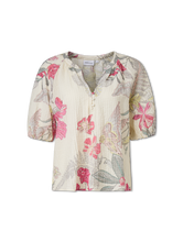 Image sur Blouse en seersucker