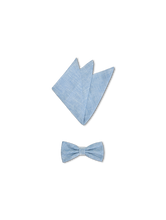 Bild von Fliege & Pochette aus Leinen