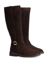 Image sur Bottes en cuir velours