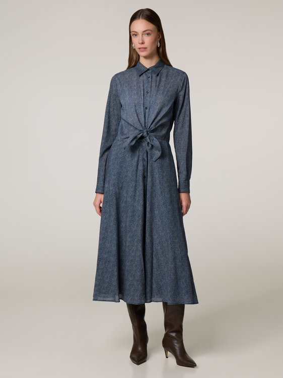 Image sur Robe mi-longue en laine DRALLA