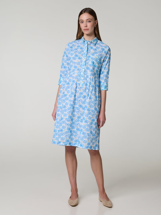 Image sur Robe mi-longue en coton