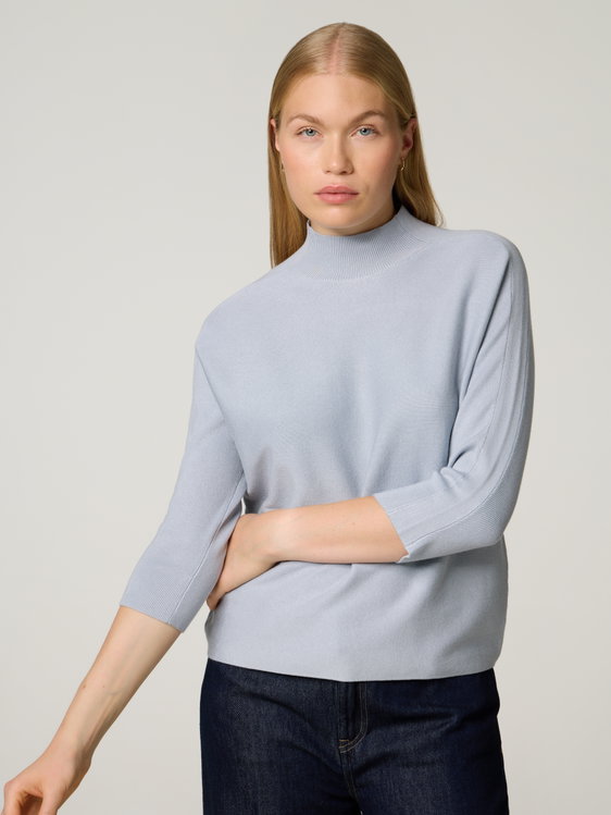 Bild von STRICKPULLI BASIC STEHKRAGEN