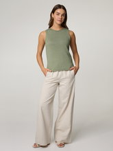 Bild von Weite Hose aus Leinen-Gemisch