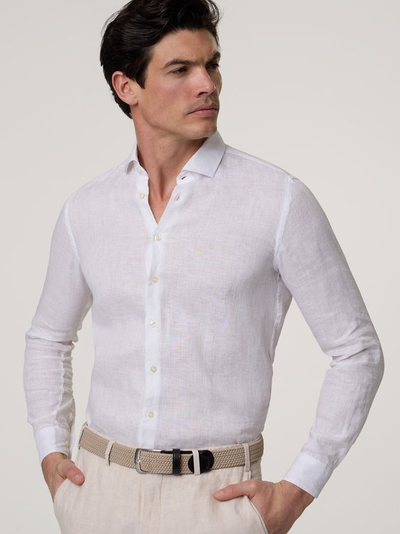 Bild von Leinenhemd im Slim Fit
