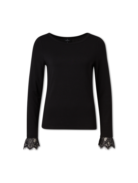 Bild von Langarmshirt mit Spitzendetails