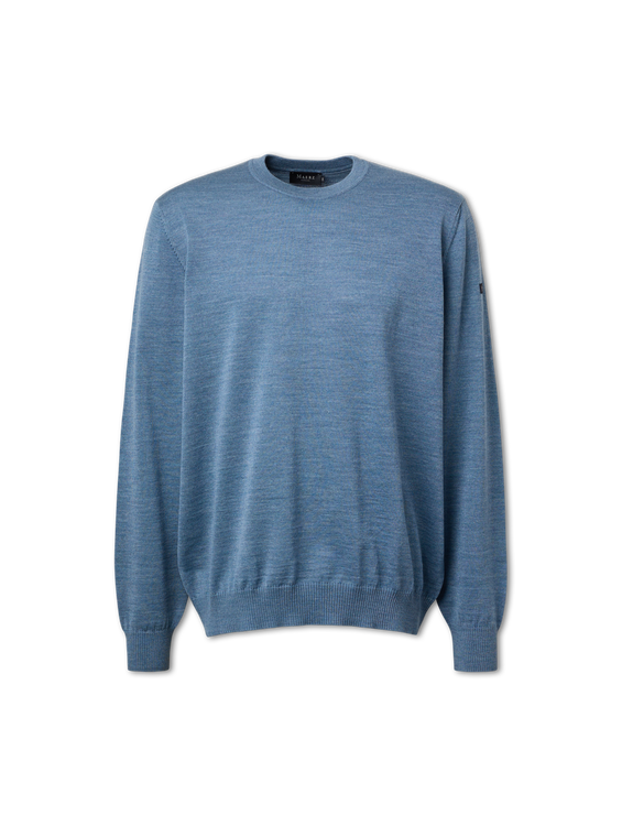 Image sur Pull en laine vierge tricoté