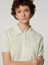 Bild von Strickpolo aus Leinen