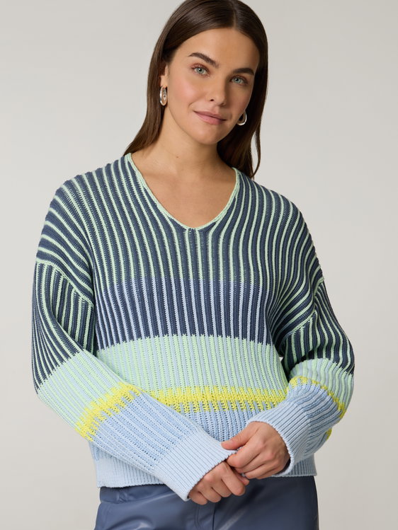 Bild von Strickpullover mit Baumwolle