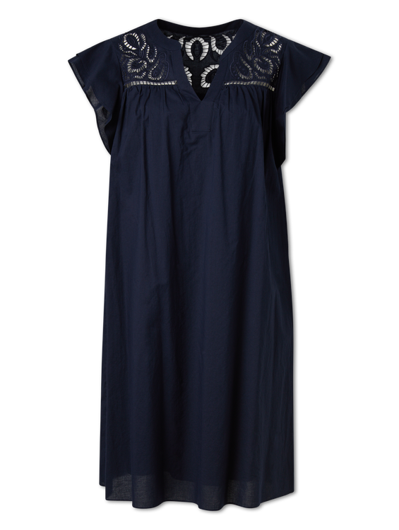 Bild von Kleid mit Lochstickerei