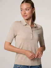 Image sur Polo en laine tricotée FIDENKA