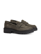 Image sur Mocassins en cuir velours