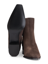 Bild von Stiefelette aus Veloursleder