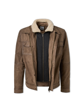 Bild von Lederjacke aus Lammleder
