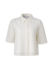 Image sur Chemisier à manches courtes en dentelle