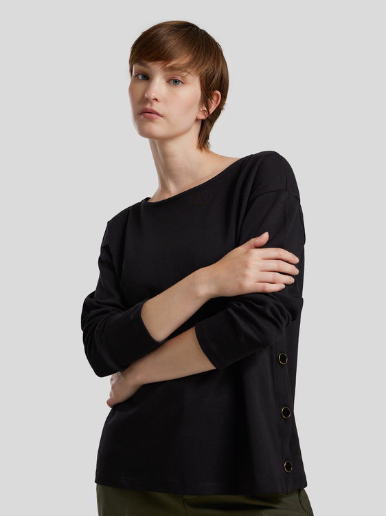 Bild von Langarmshirt mit Knöpfen