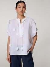 Bild von Schlupfbluse mit 3D_Blumen