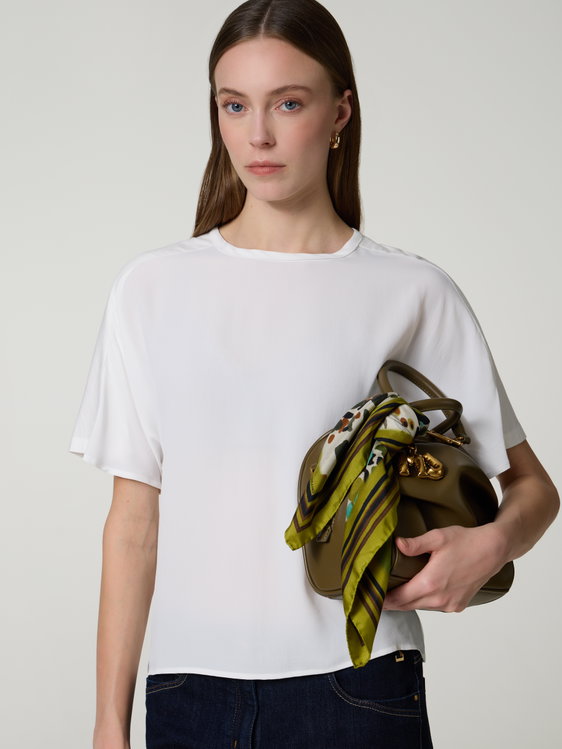 Image sur T-shirt en soie
