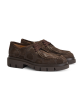 Image sur Mocassins à lacets avec motif gaufré KENIA