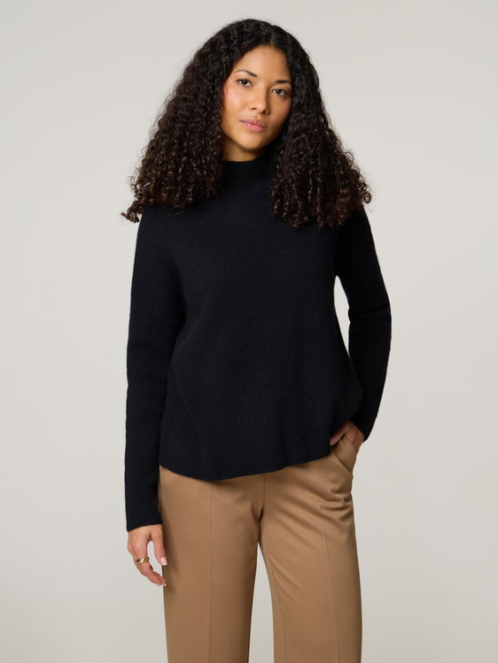 Image sur Pull à col montant en cachemire