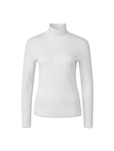 Image sur Pull à côtes avec col montant