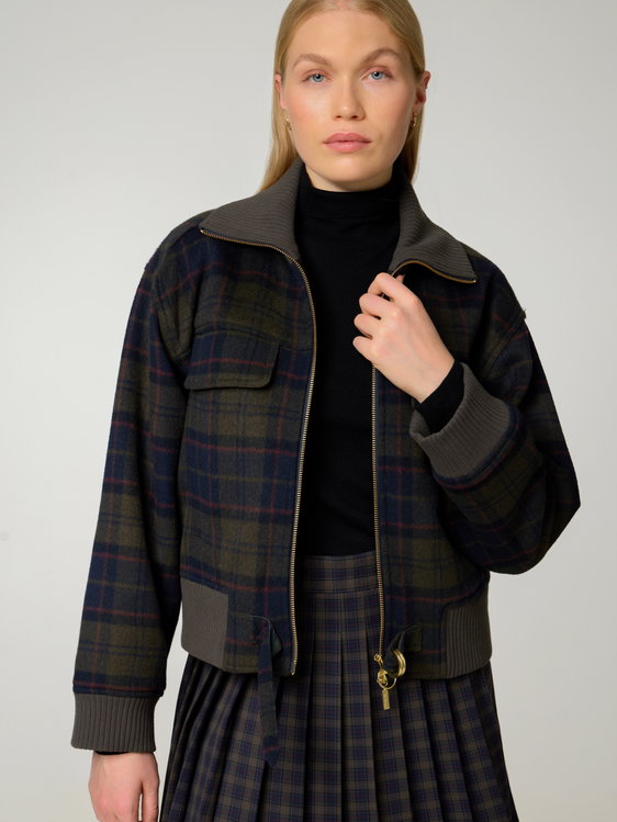 Image sur Blouson contenant de la laine