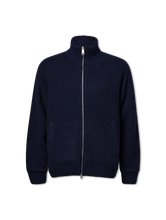 Bild von Strickjacke mit Steppfutter