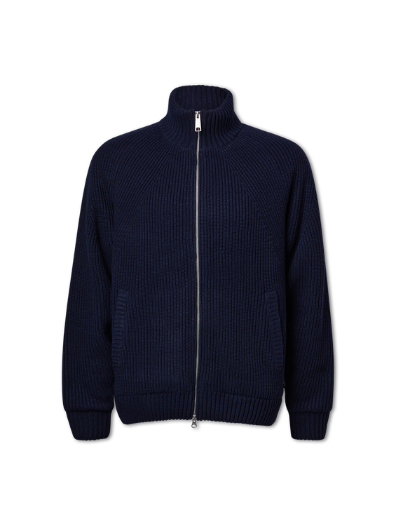 Bild von Strickjacke mit Steppfutter