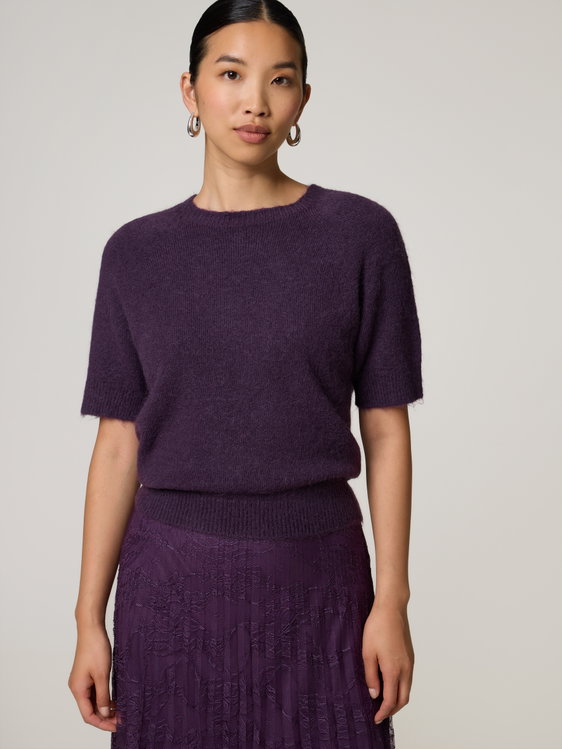 Image sur Pull en maille avec de l’alpaga