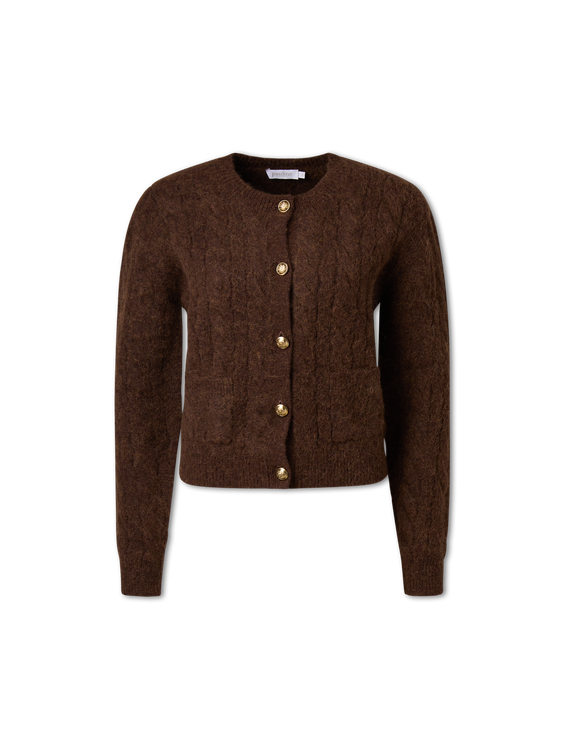 Bild von Strickjacke aus Alpaka-Mix