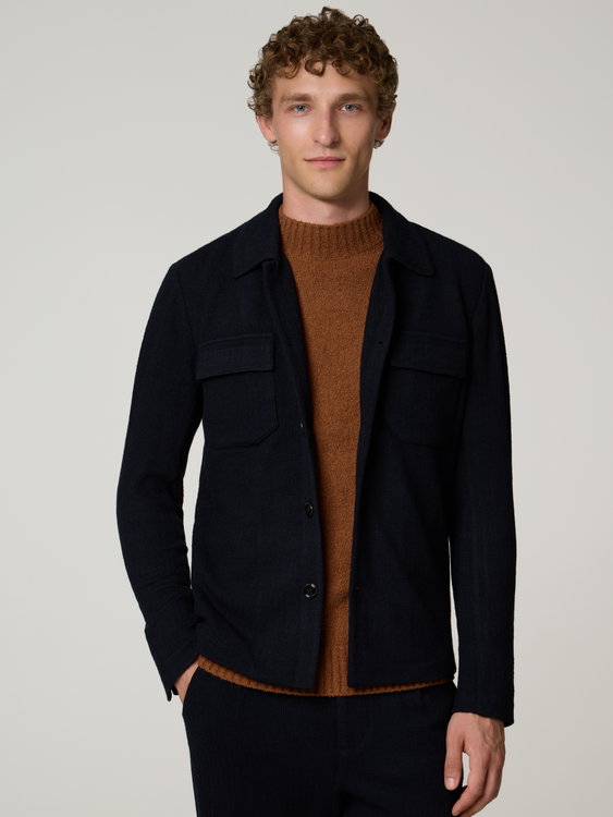 Bild von Overshirt mit Wolle