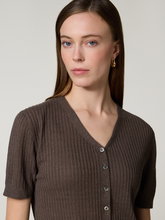 Bild von Strickshirt aus Leinen