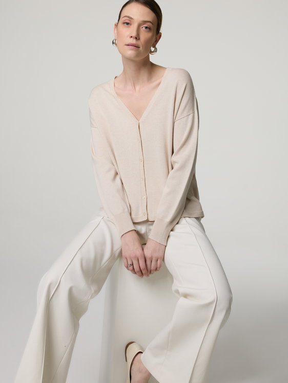 Bild von Cardigan mit Seide