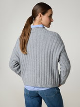 Bild von Pullover in breitem Rippstrick