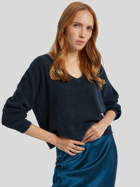 Bild von Strickpullover mit Alpaka