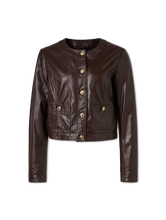 Image sur Veste en cuir d'agneau nappa
